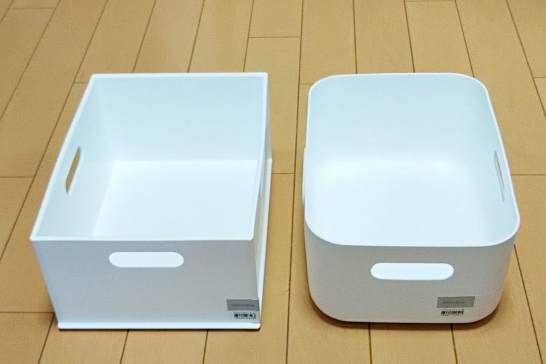 比較 ニトリの収納ケース インボックス はどっちがおすすめ 広島 廿日市 片付け 整理収納アドバイザーさかたちあき 快適暮らし舎